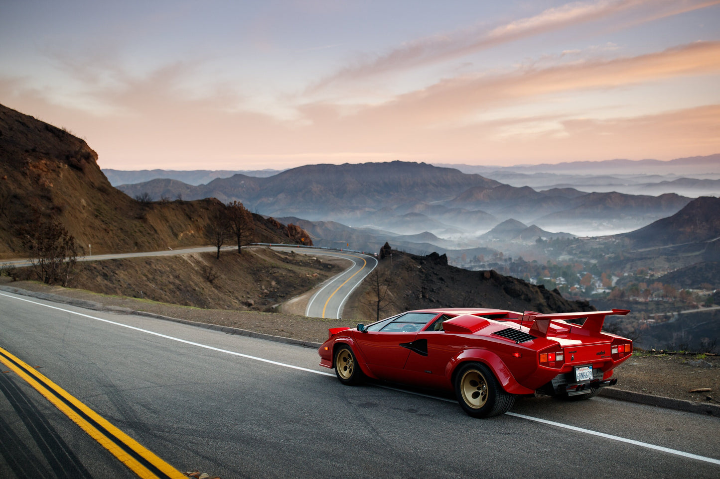 Matt Farah Lamborghini Countach Snake Malibu II