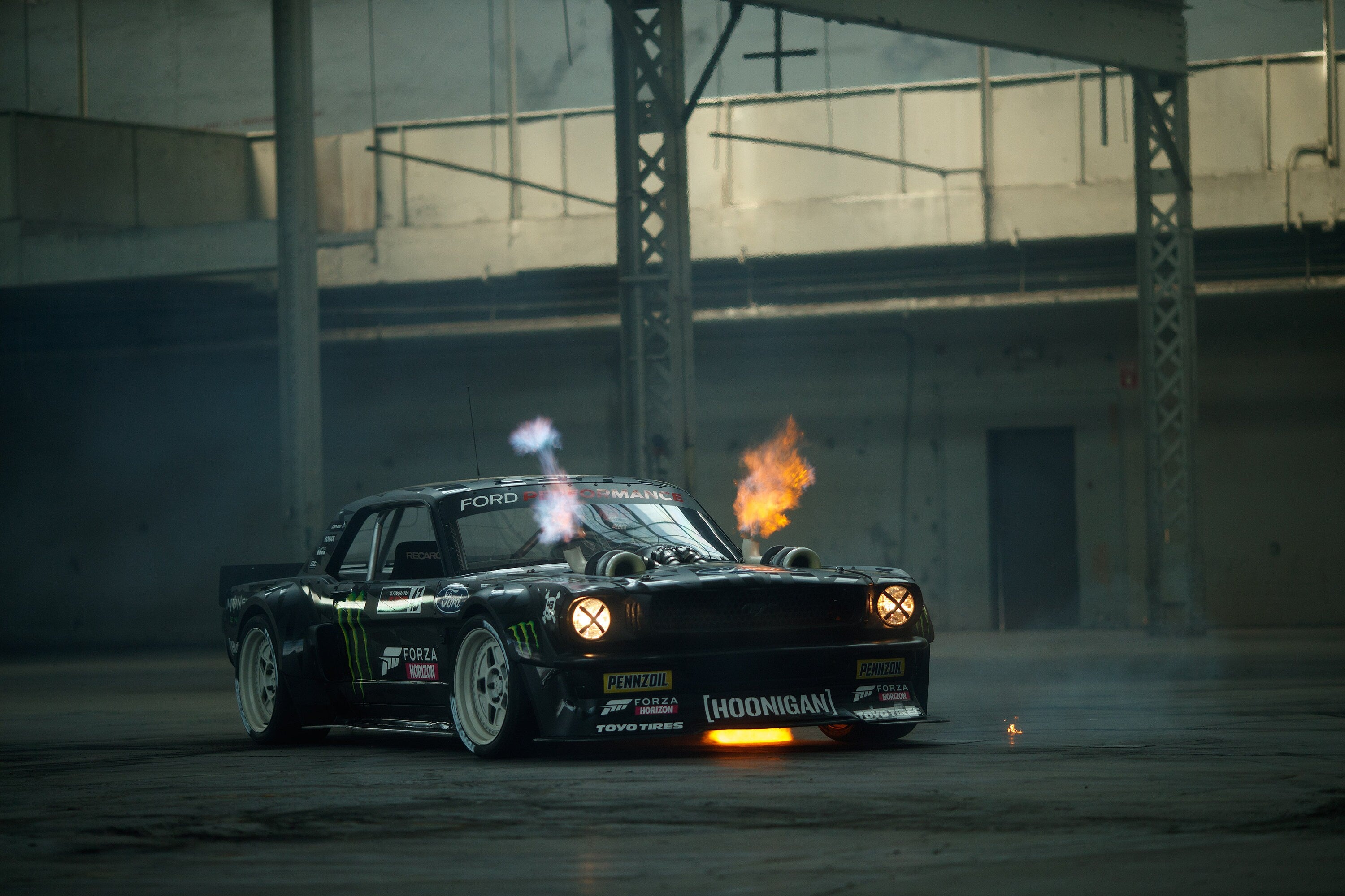 Hoonicorn V2 during the filming of Gymkhana 10 in Los Angeles 24x36 inch print (2ft x hotsell 3ft) Signed by Larry Chen