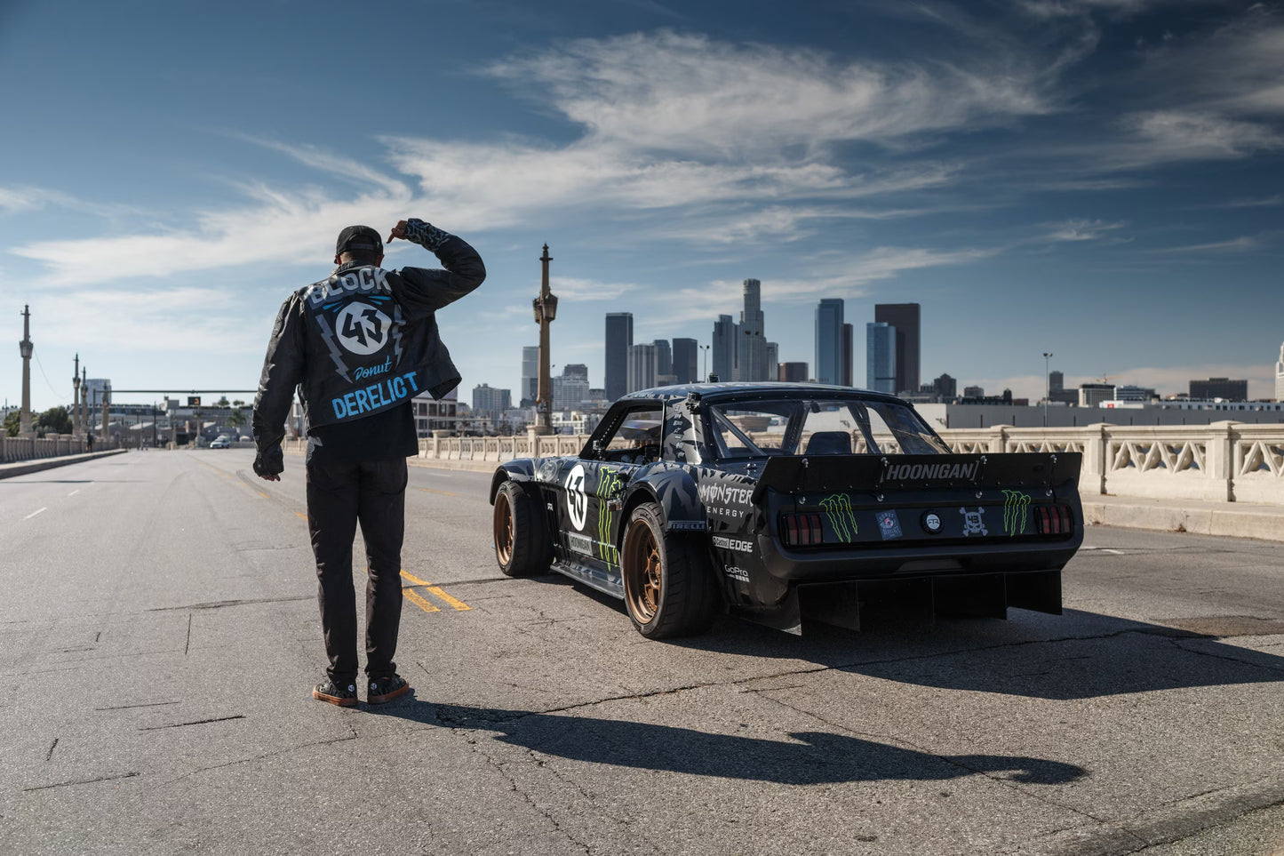 Ken Block Hoonicorn V1 Gymkhana 7 4th Street Bridge LA