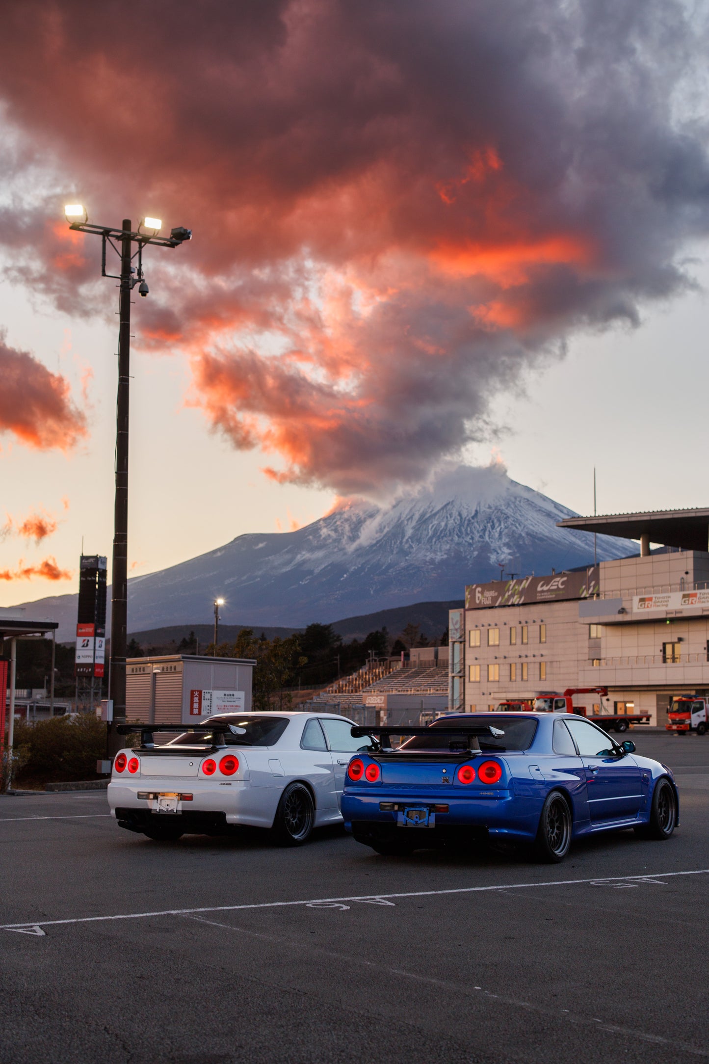 Build by Legends R34 GT-R at MT. Fuji (vertical