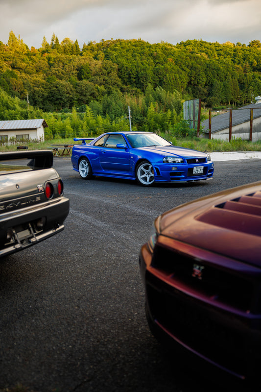 Larry Chen's fully restored Garage Yoshida Nissan Skyline R34 GTR