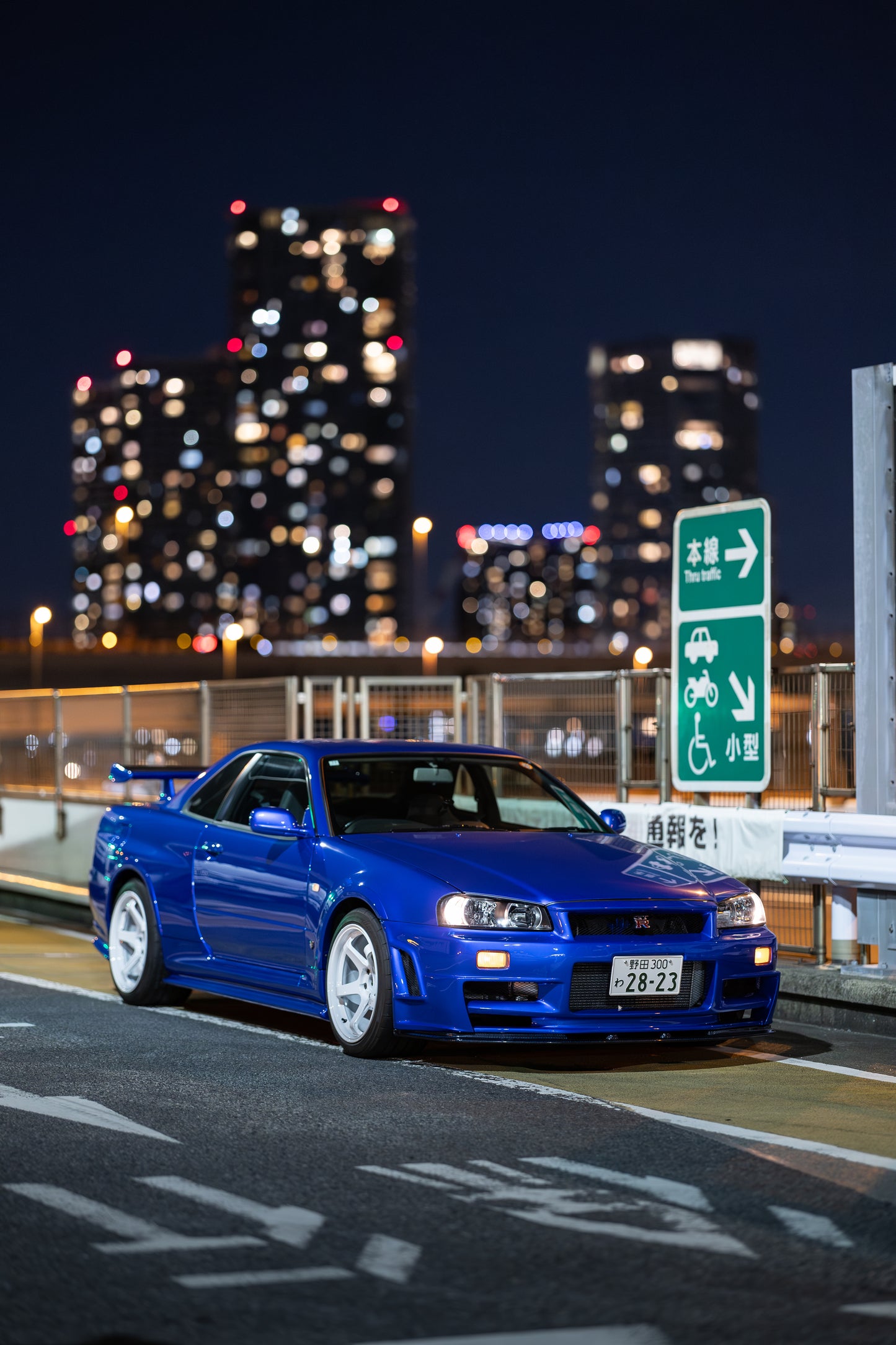 Larry Chen's fully restored Garage Yoshida Nissan Skyline R34 GTR Tatsumi PA