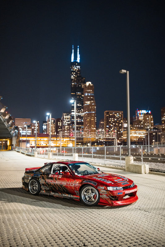 Chicago Night Collection Nissan S14 Vertical