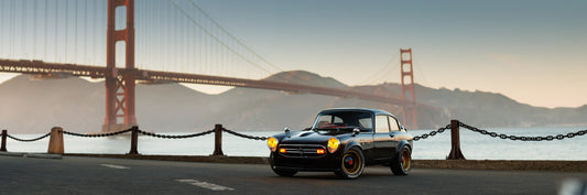 Honda S800 Daniel Wu Golden Gate Bridge SF Panorama