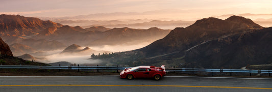 Matt Farah Lamborghini Countach Side Panorama
