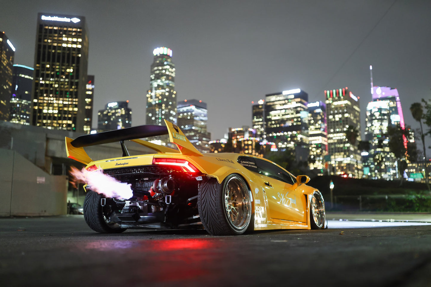 Twin Turbo Liberty Walk Lamborghini Huracan 316 Speed