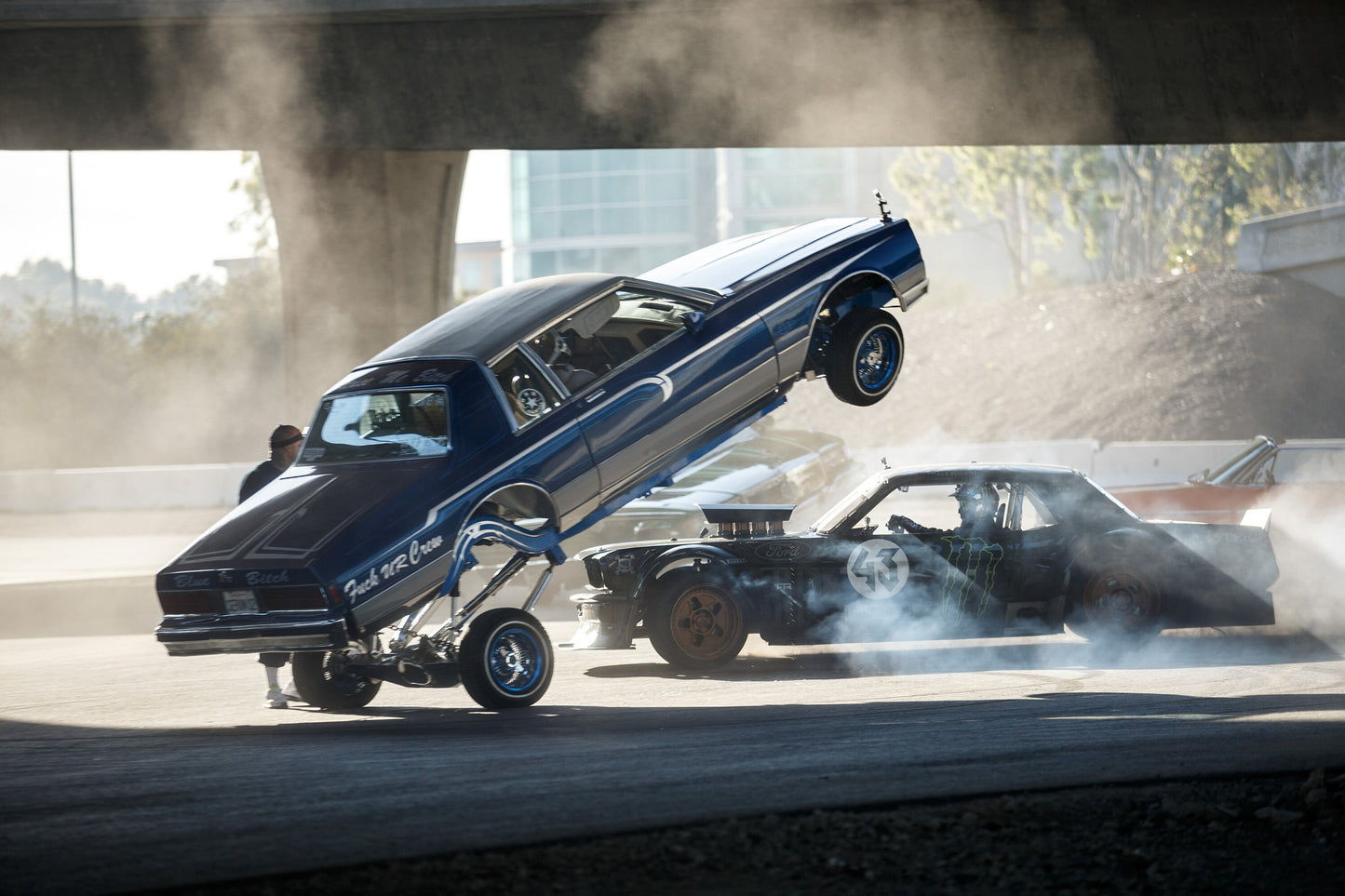 Ken Block Hoonicorn 6th Street Bridge Gymkhana 7 LA